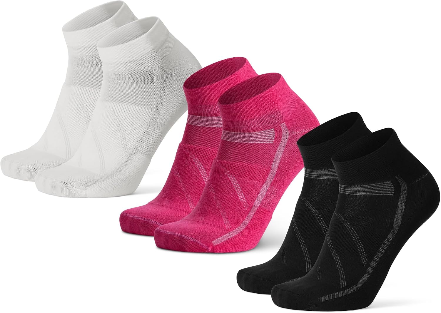 Detalle 2 de DANISH ENDURANCE Chaussettes courtes cyclisme 3 paires