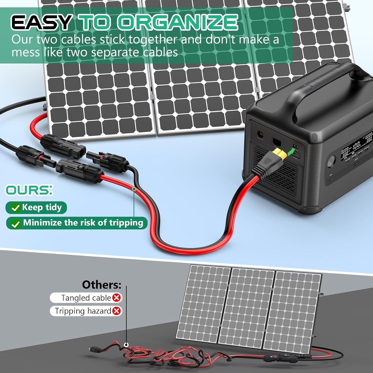 Thumbnail 6 de Hiutgowt XT60 solar extension cable 10AWG