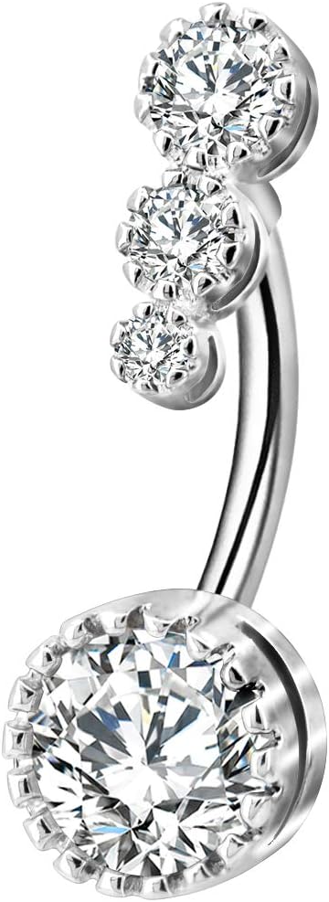 OUFER piercing nombril 316L zircone
