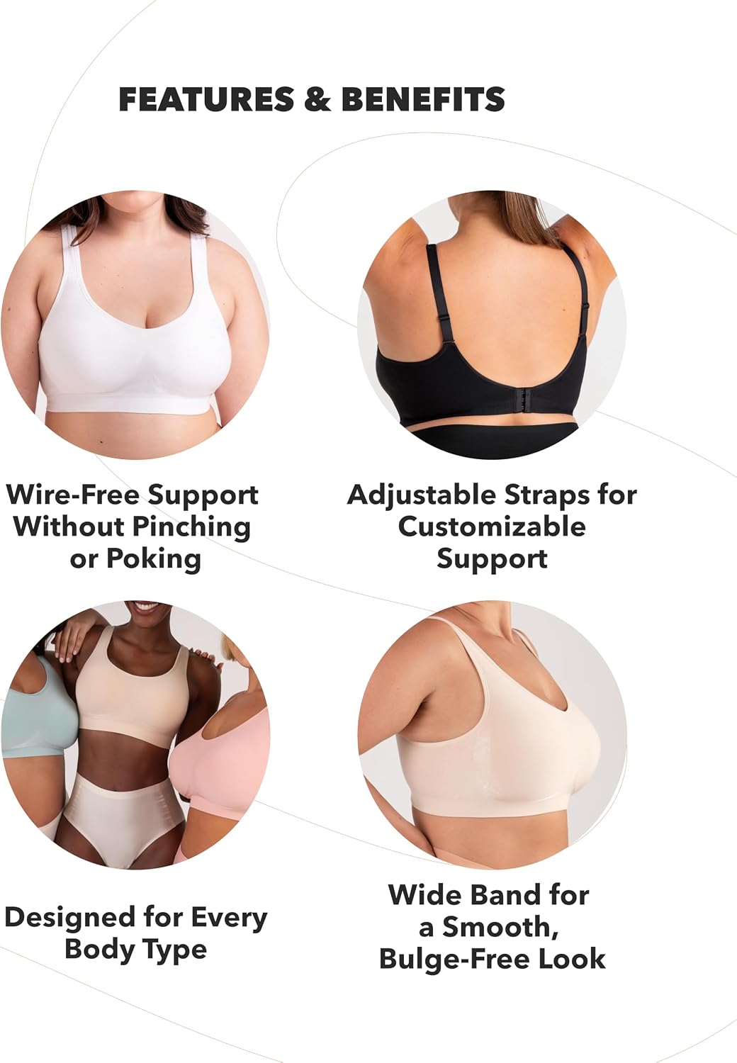 Thumbnail 4 de SHAPERMINT Bralettes Support Wireless Bra 36DDD