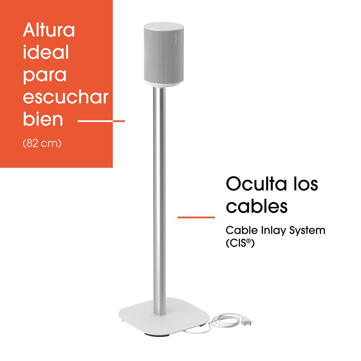 Thumbnail 2 de Vogel's SFS 4113W soporte de suelo para Sonos Era 100 🎧