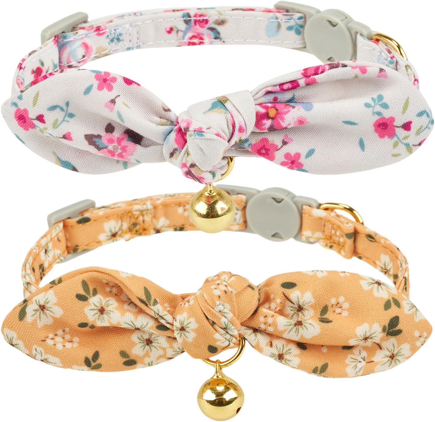 Thumbnail 3 de Petiry Cat Collars Pack of 2 with Bow Tie 🎀🐱