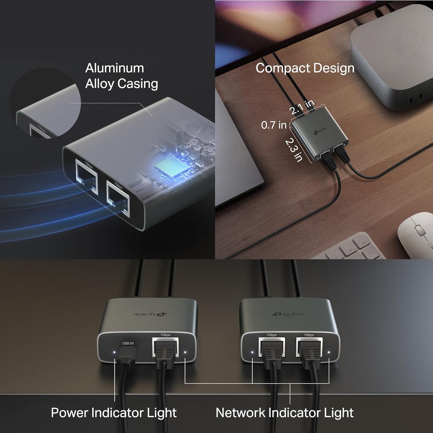 Thumbnail 4 de TP‑Link EH210 Gigabit Ethernet splitter 1000Mbps