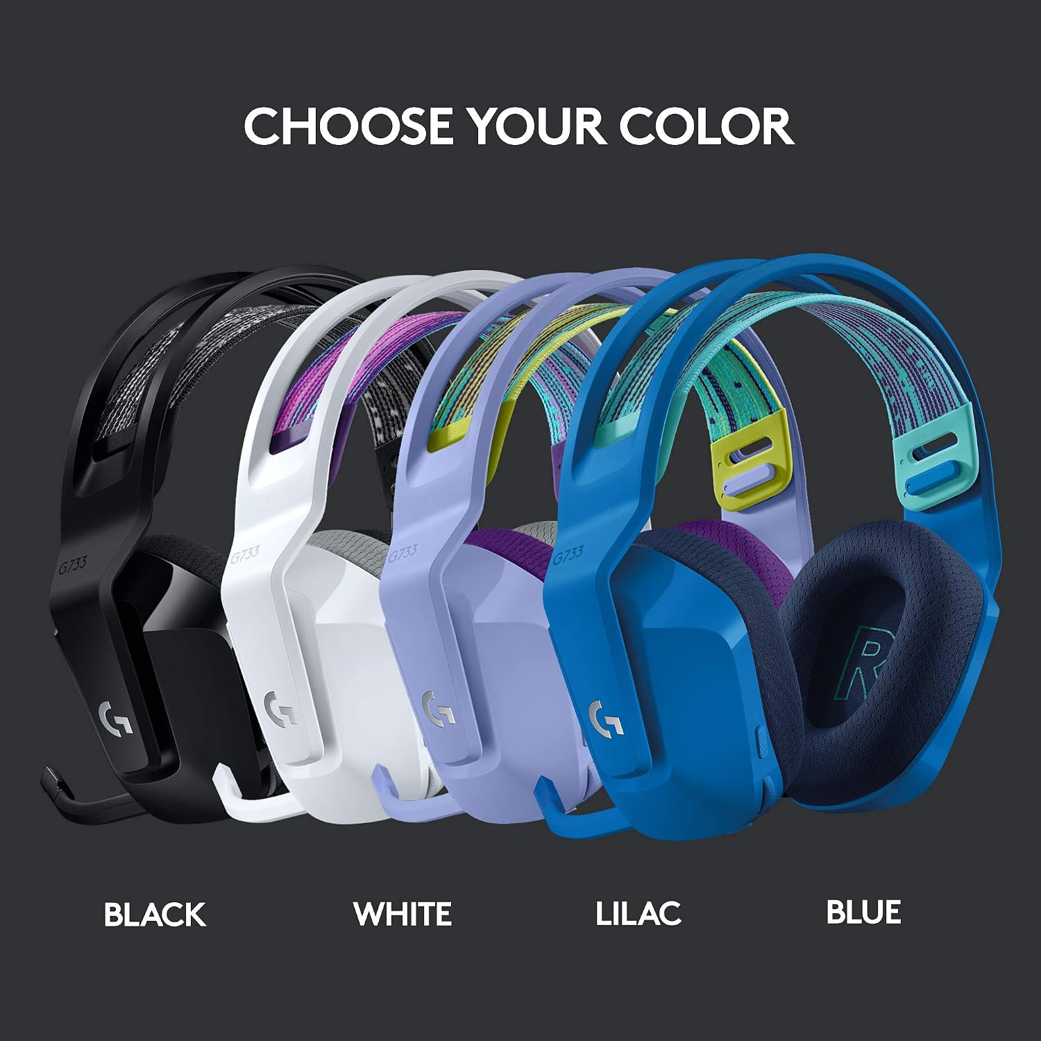 Thumbnail 6 de Logitech G733 Lightspeed Wireless Headset 29h