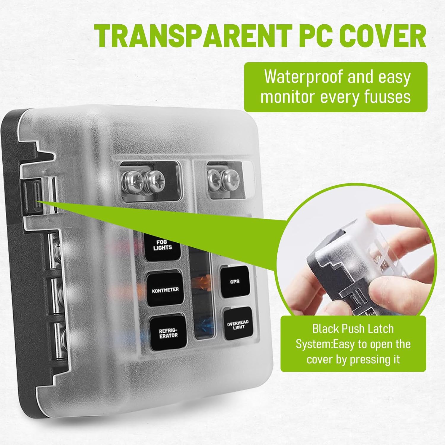 Thumbnail 2 de Chelhead 6 Way Boat Fuse Block 12V 🔌
