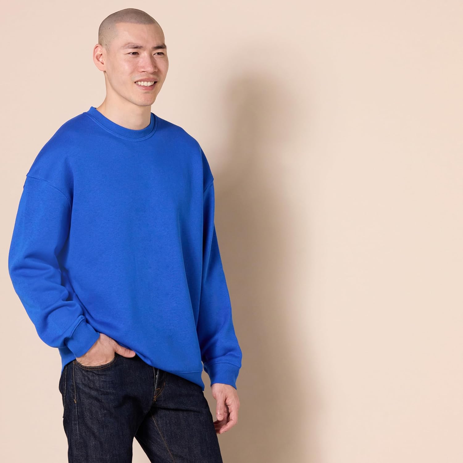 Thumbnail 1 de Amazon Essentials men’s oversized-fit crewneck sweatshirt (big & tall)