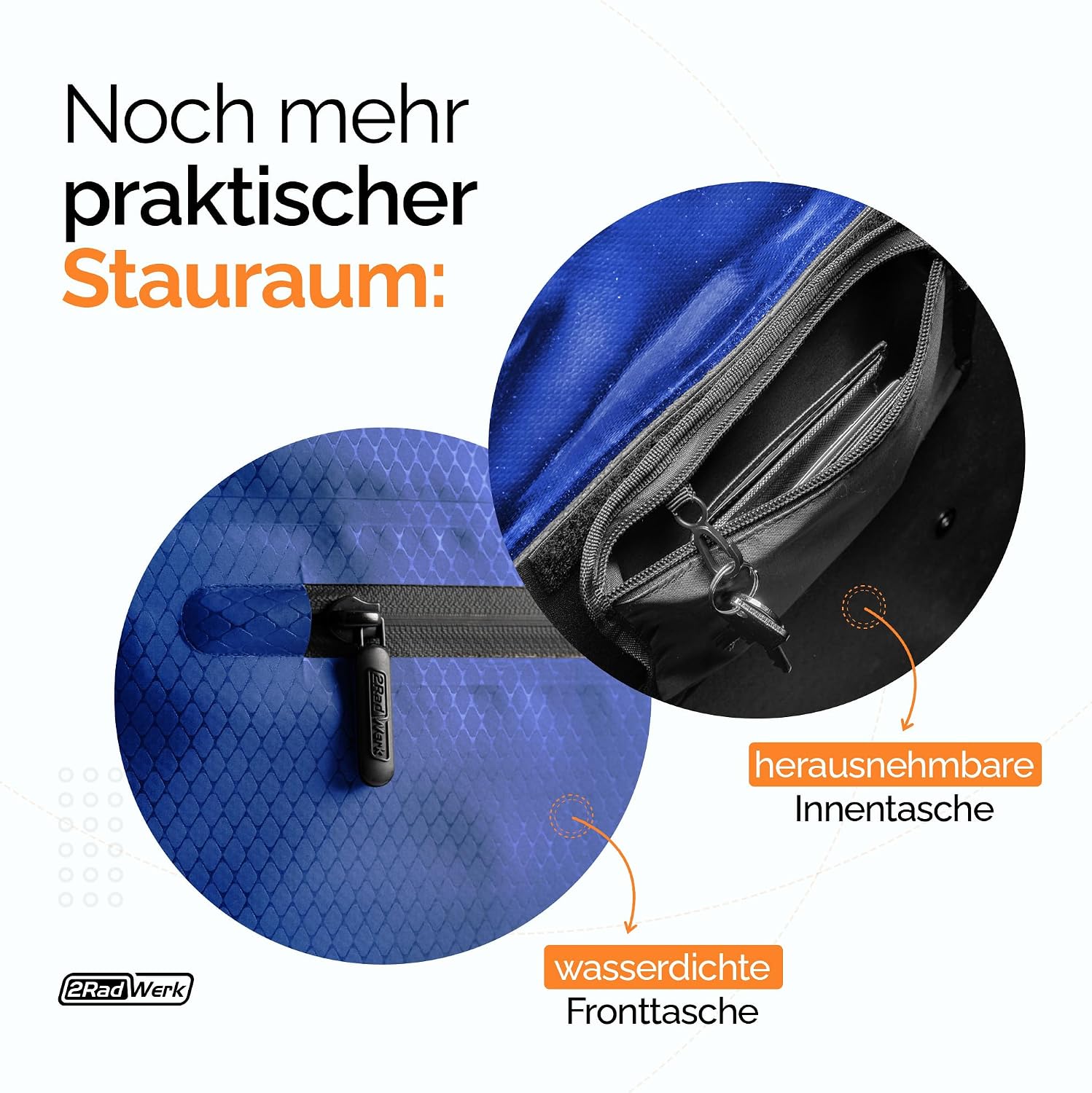 Detalle 2 de 2Radwerk Sacoche de vélo: Sacoche imperméable et polyvalente pour porte-bagages