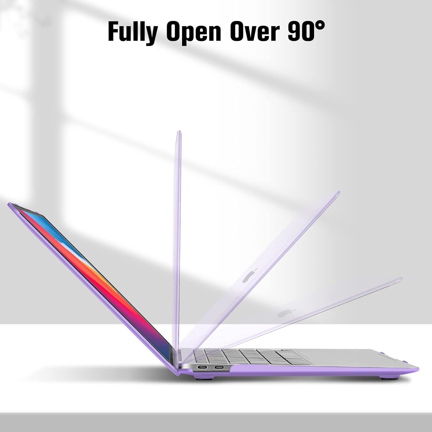 Thumbnail 5 de Fintie Ultradünne Hartschale Hülle für MacBook Air 13 (2018–2020) – Snap Case in Lavendel (matt)