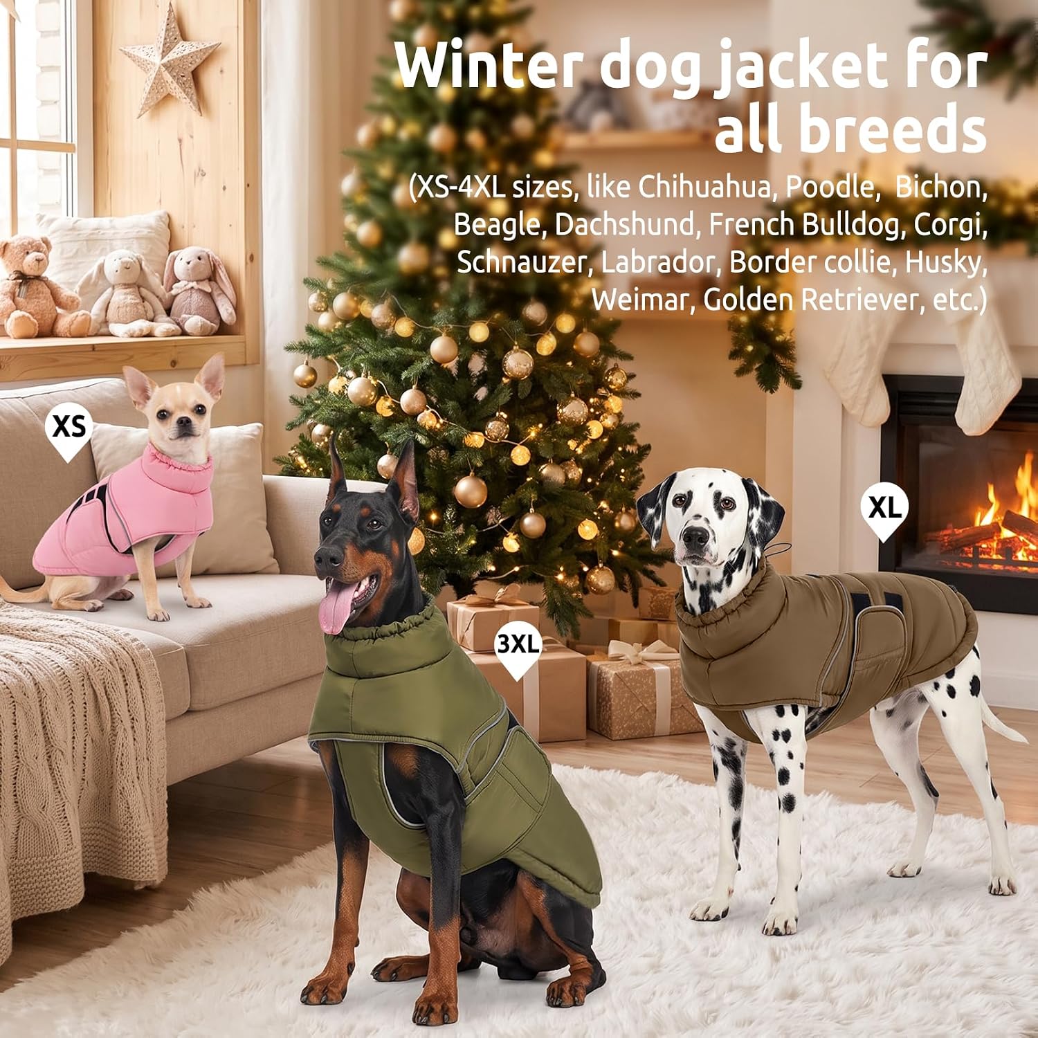 Thumbnail 5 de Peferhouse Dog Winter Coat, XXXX-Large