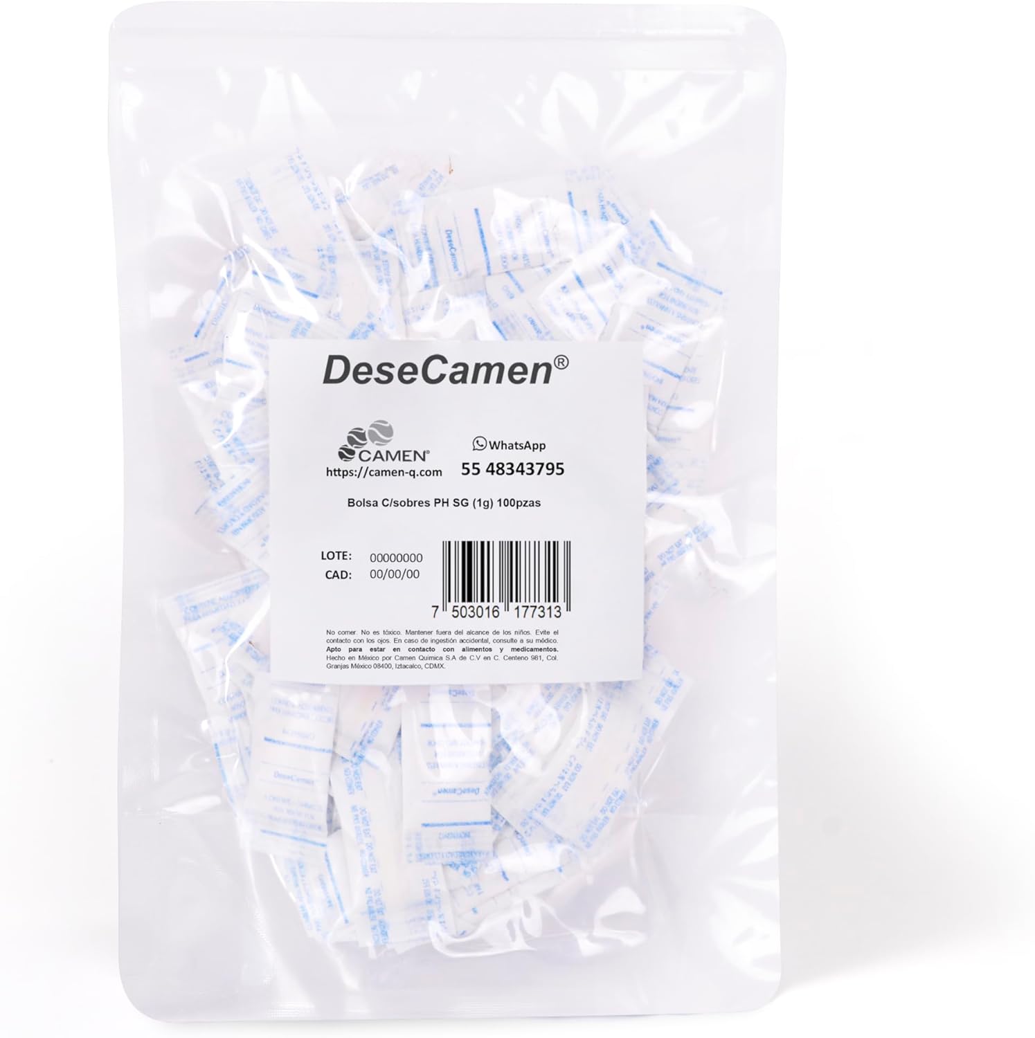 Thumbnail 6 de DeseCamen Bustine di silice (250 pezzi, 5 g) – protezione dall’umidità in pacchetti dissecanti