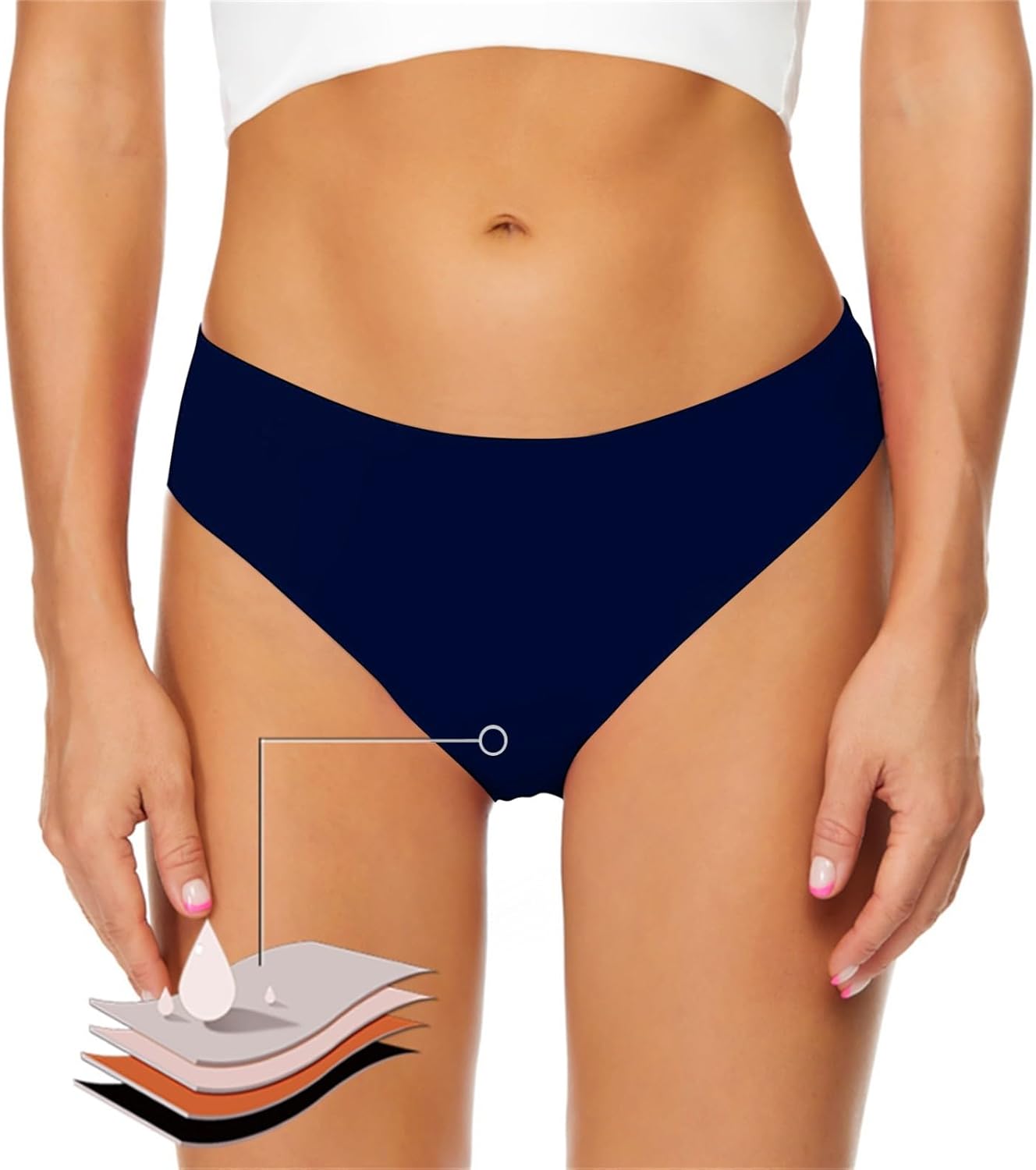 Thumbnail 3 de duaicnvow Costume da Bagno Mestruale: slip assorbenti per ciclo, comodo per ragazze e adolescenti