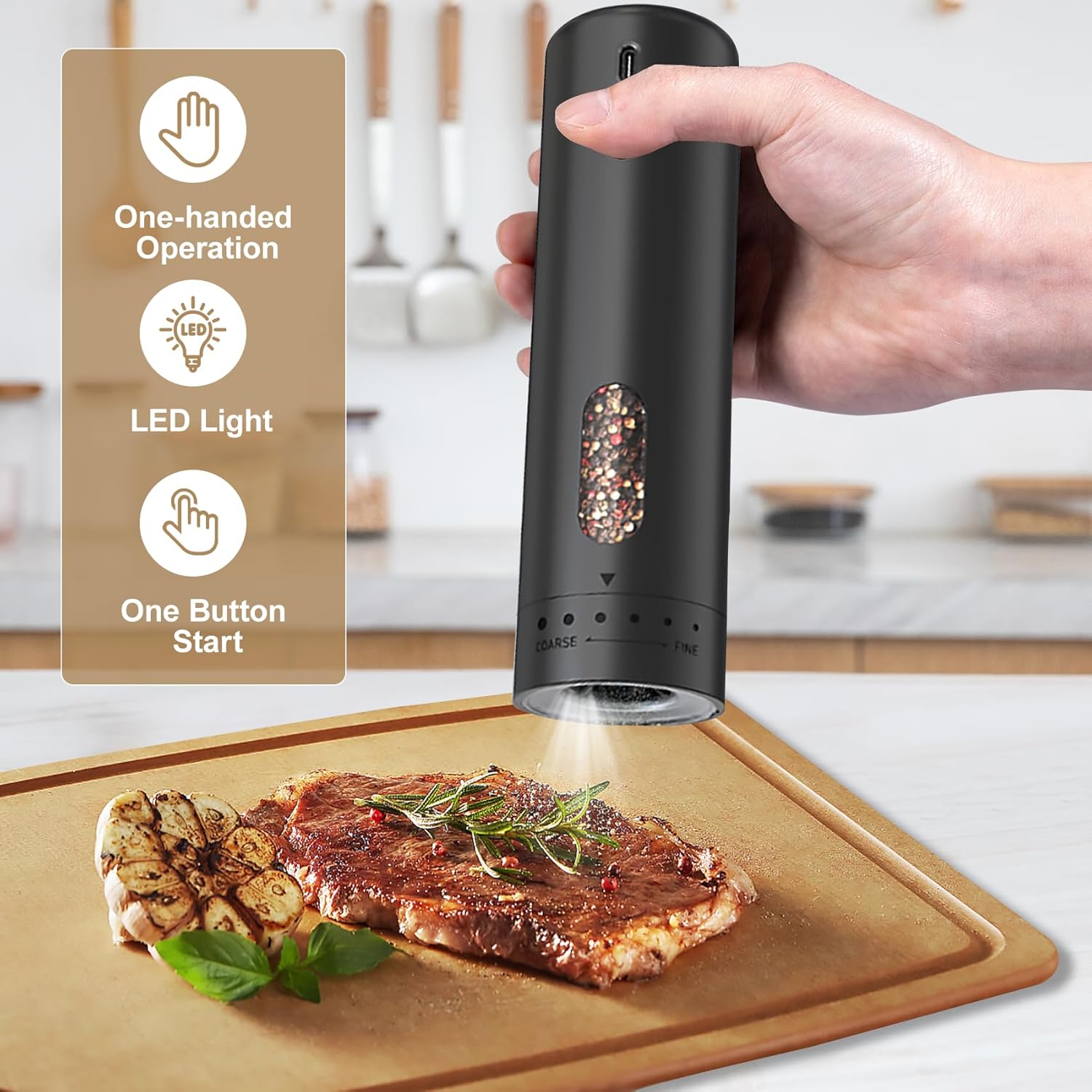 Thumbnail 1 de Molinillos sal y pimienta eléctricos 110 ml