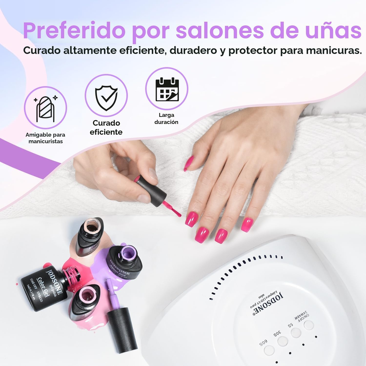 Detalle de JODSONE Lámpara UV LED 48W 30 cuentas