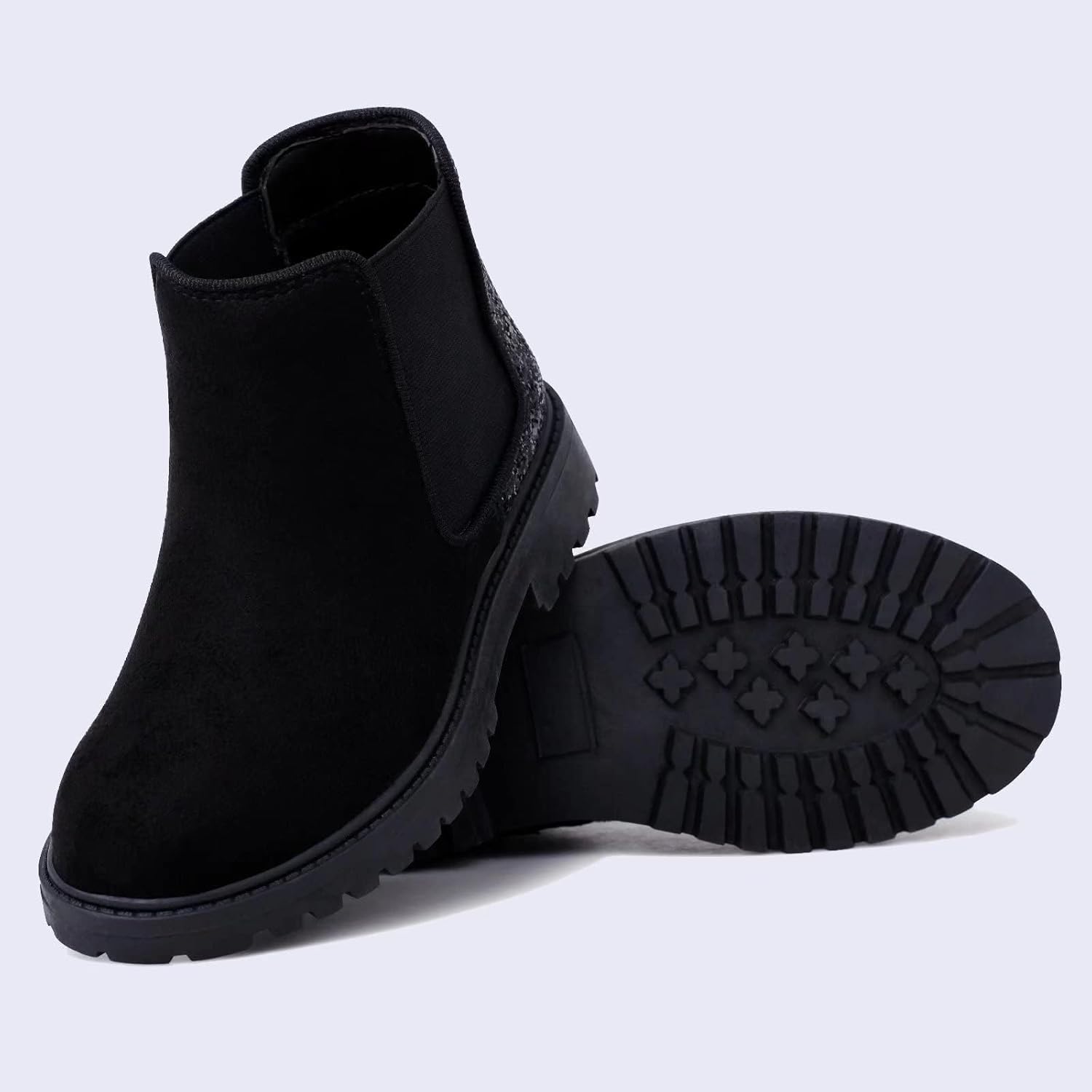 Thumbnail 3 de HARVEST LAND Girls Boots: Ankle Boots with Zip, Cushioned Comfort and Glitter Glitter for Everyday Schoolwear