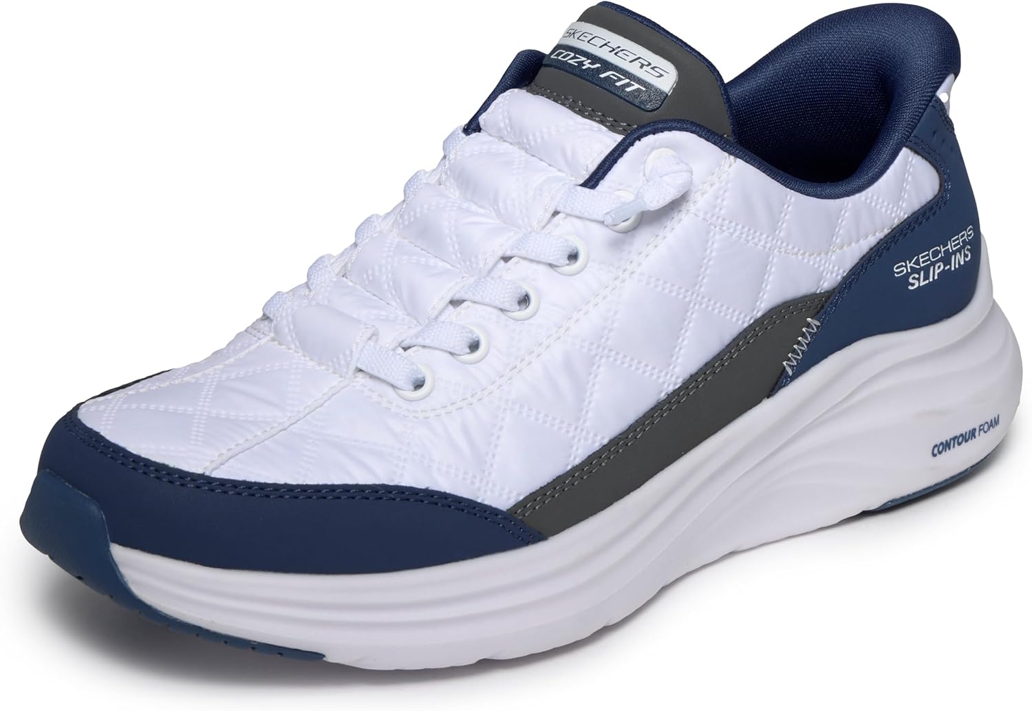 Detalle de Skechers Women's Contour Foam Cozy Fit Hands Free Slip-Ins Sneaker
