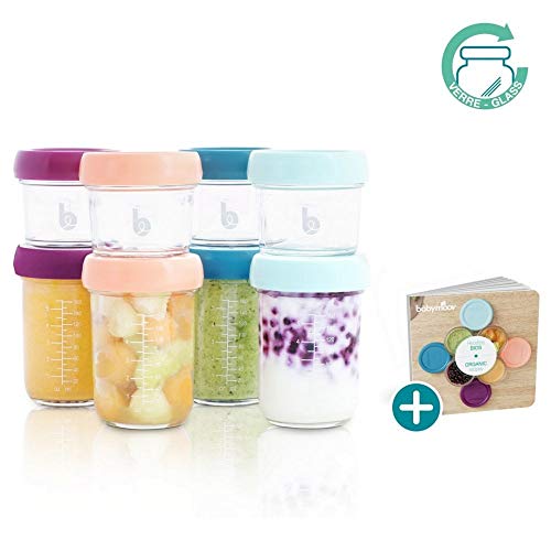 Thumbnail 1 de Babymoov Babybols Lot de Pots de Conservation Verre 4x100ml & 4x220ml – Couvercles Hermétiques