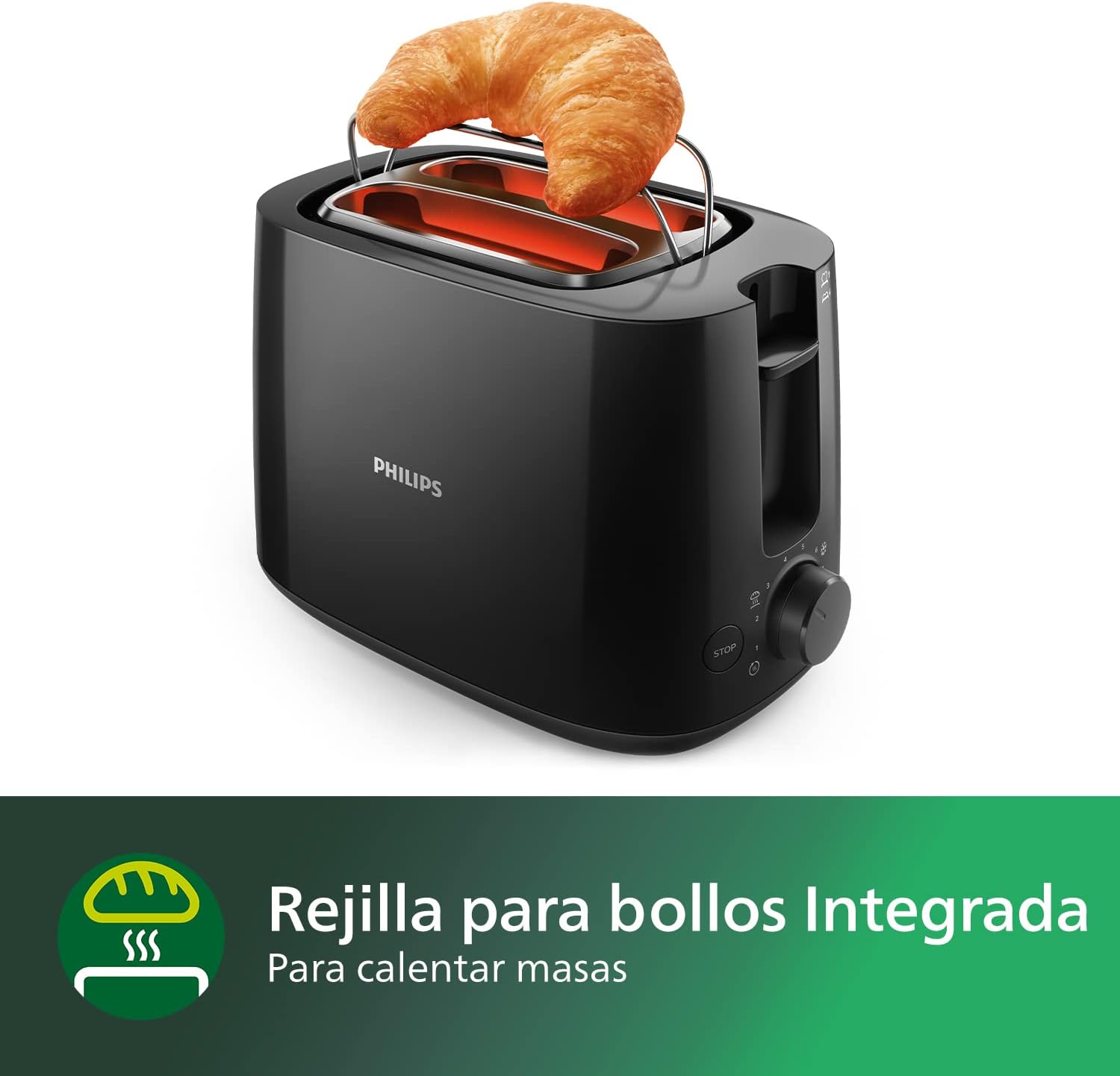 Thumbnail 5 de Philips HD2581/90 - Tostadora 2 Ranuras con Rejilla 🍞