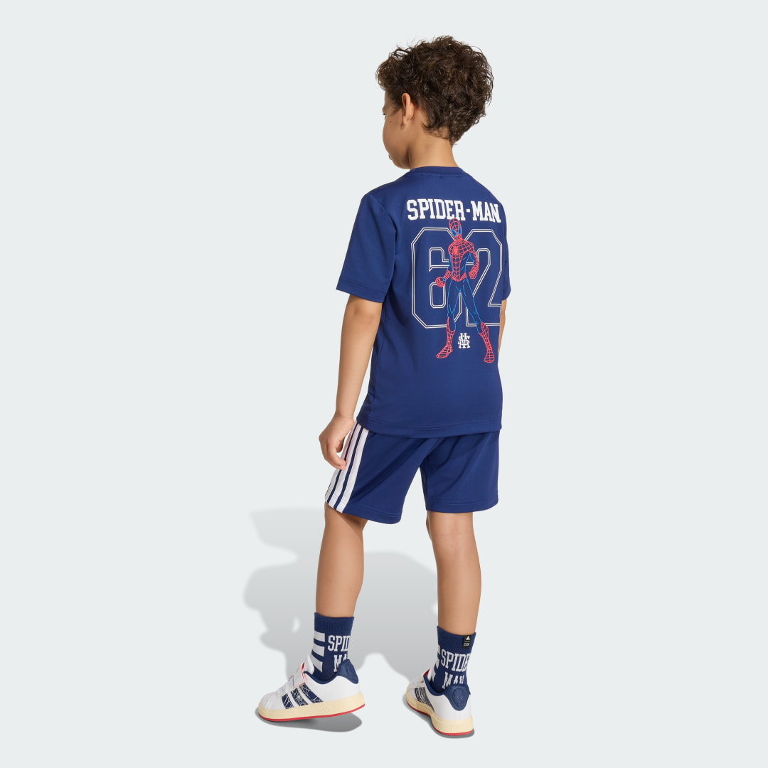 Detalle 2 de Conjunto deportivo Adidas Marvel Spider-Man – Azul