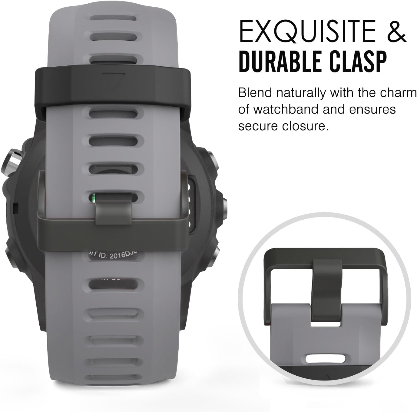 Detalle 2 de MoKo Watch Strap for Garmin Fenix 3 145–210mm