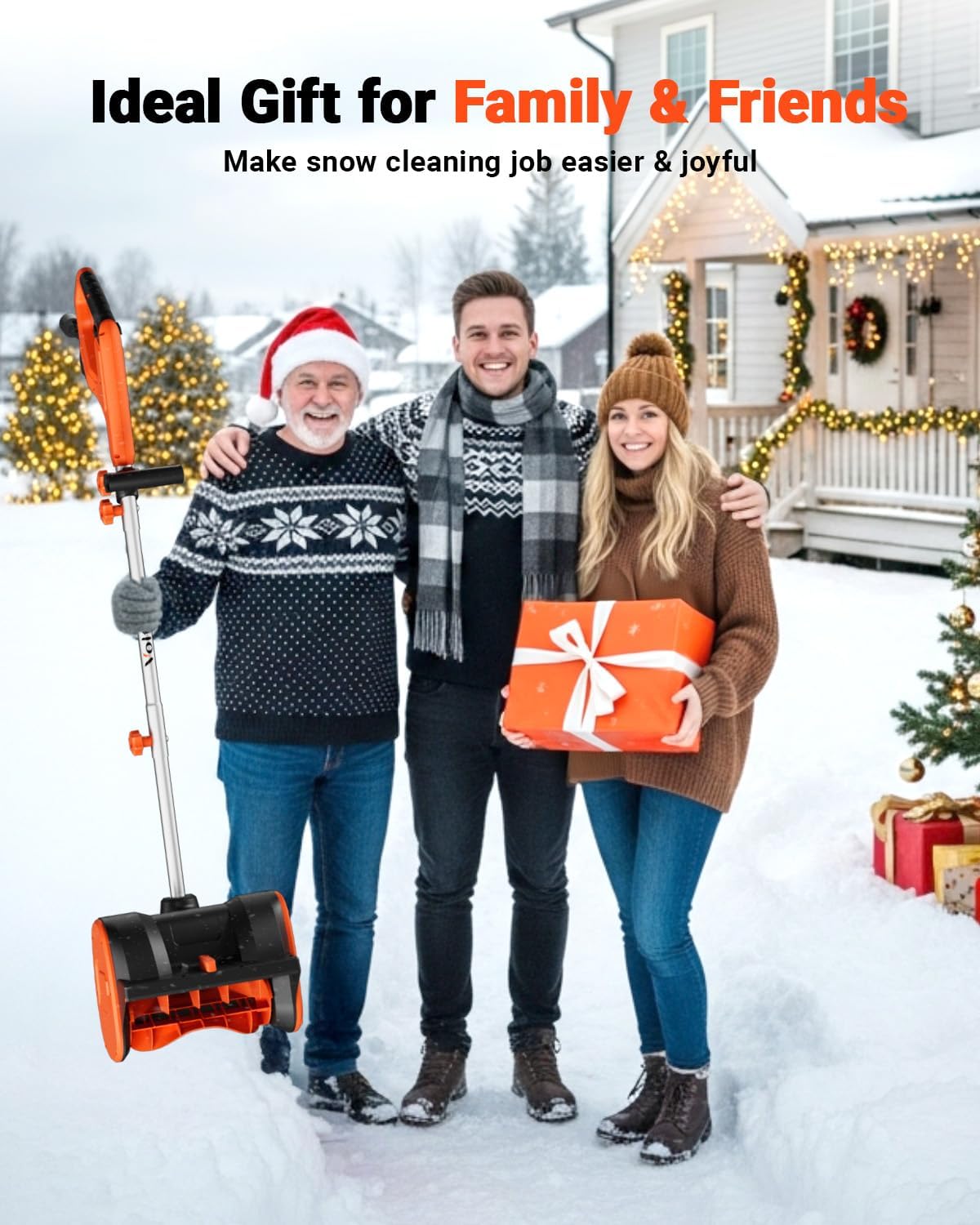 Thumbnail 6 de VOLTASK 12-Inch Corded Snow Blower 10 Amp ☃