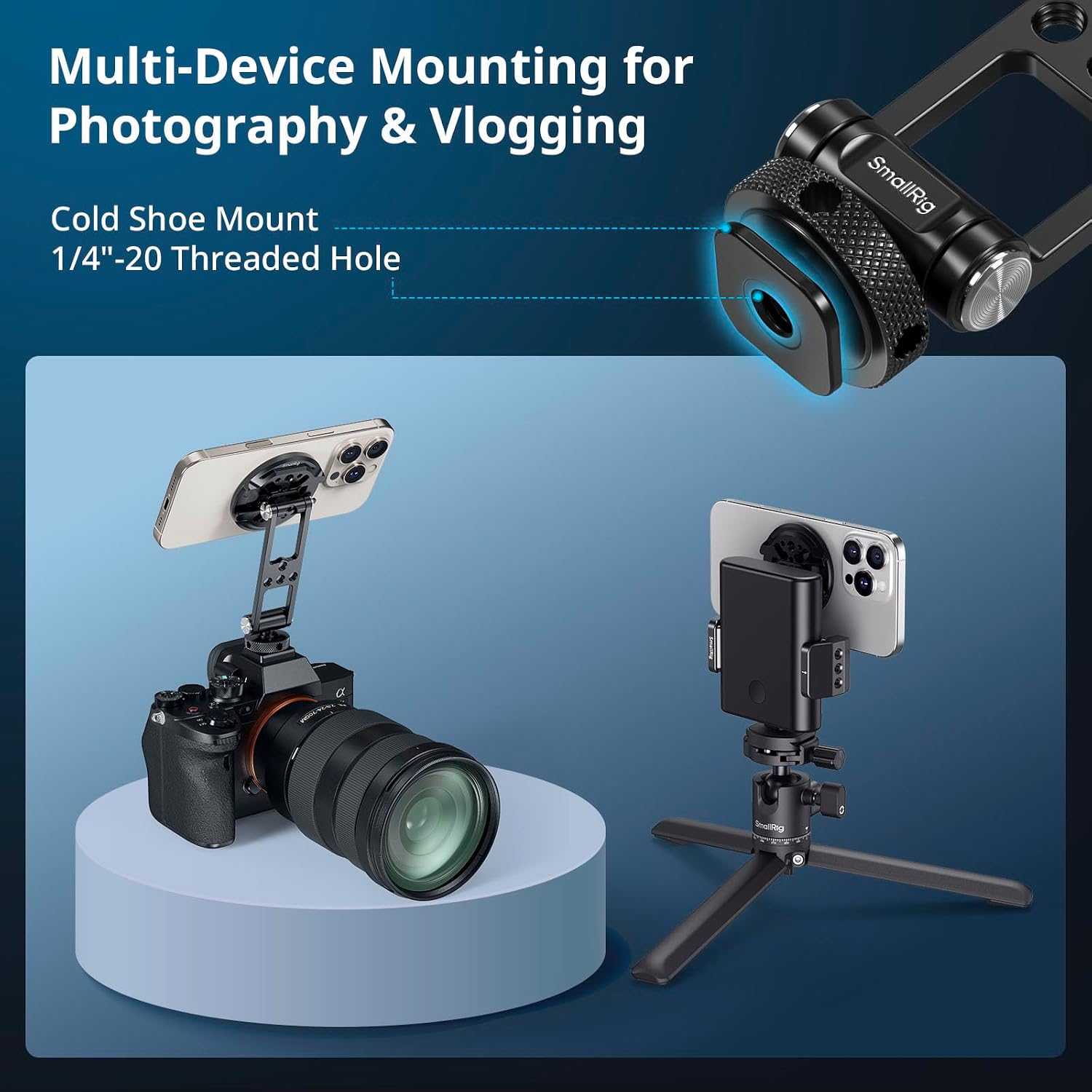 Detalle de SMALLRIG 5156 support magnétique 500 g