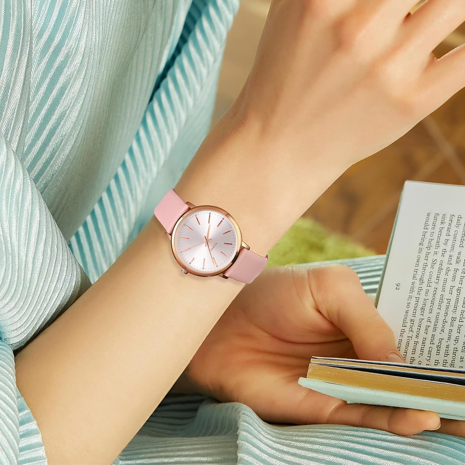 Thumbnail 4 de BUREI reloj minimalista para mujer