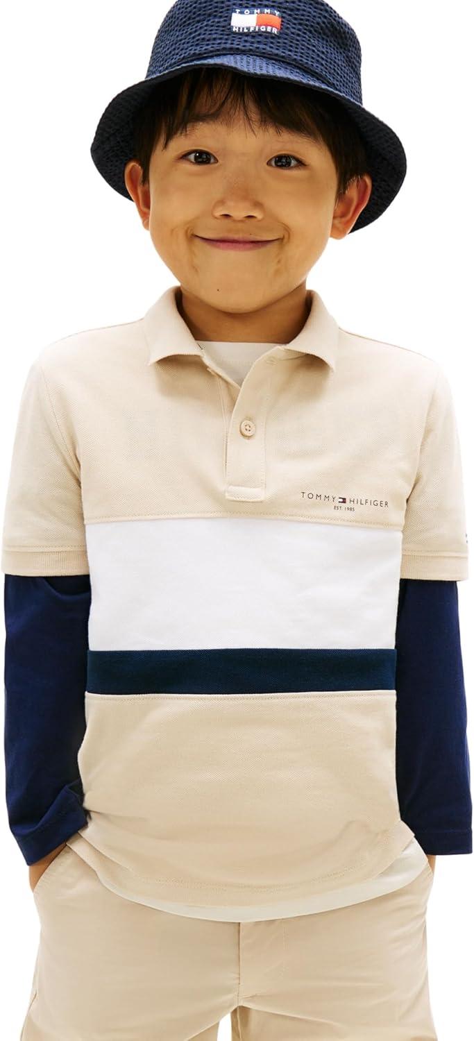 Thumbnail 6 de Polo Tommy Hilfiger Mini Corp EMB Clrblock SS Kb0kb10383 – Pacco da 1, Bambini