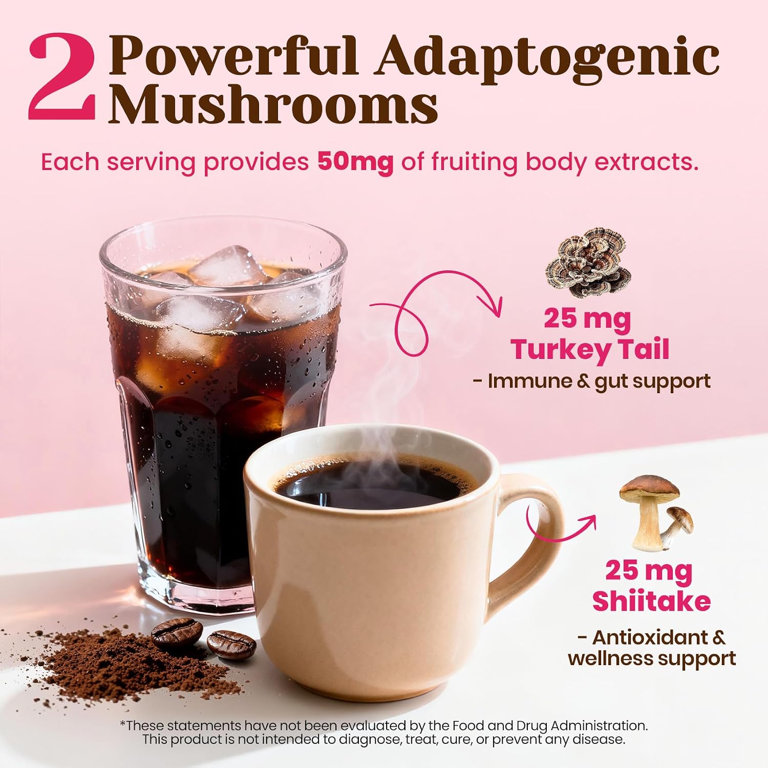 Thumbnail 6 de Venture Pal Slim Mushroom Coffee, 40 Servings