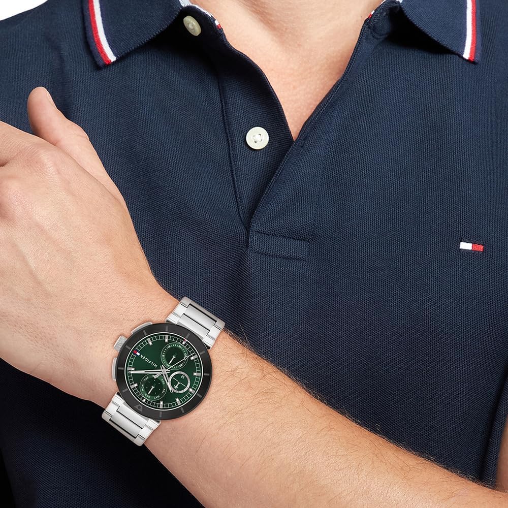 Thumbnail 3 de Tommy Hilfiger Multi Zifferblatt Quarz Uhr für Herren mit Edelstahlarmband