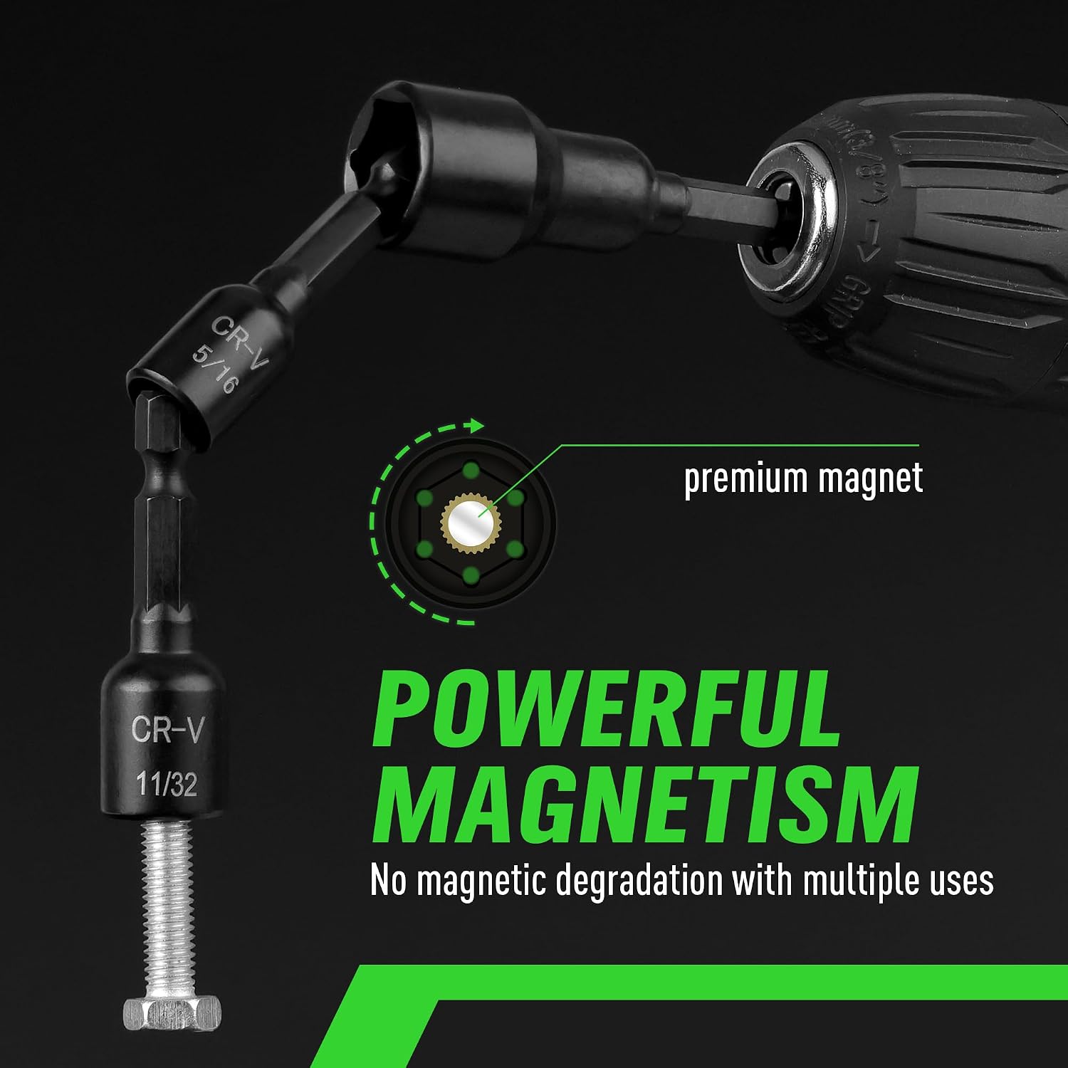 Detalle de Magnetic Nut Driver Set, 55-Piece