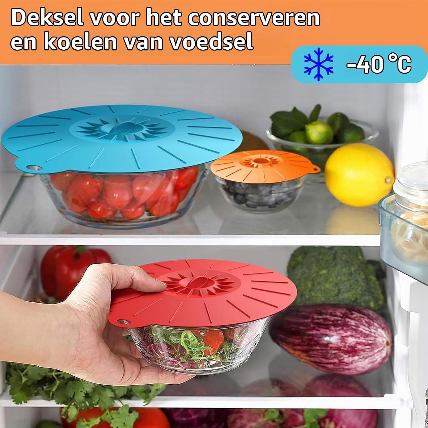 Detalle de CALLYSONIC 1 siliconen deksels, herbruikbaar en in 5 maten