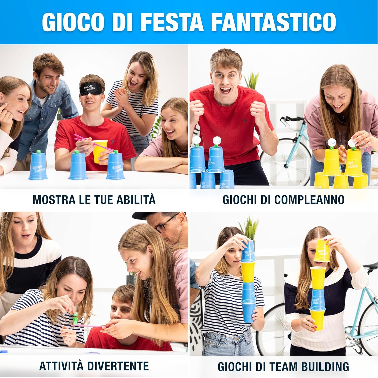 Thumbnail 2 de The World Game Super Skills Italiano – Gioco d'Azione: sfide varie per serate in famiglia