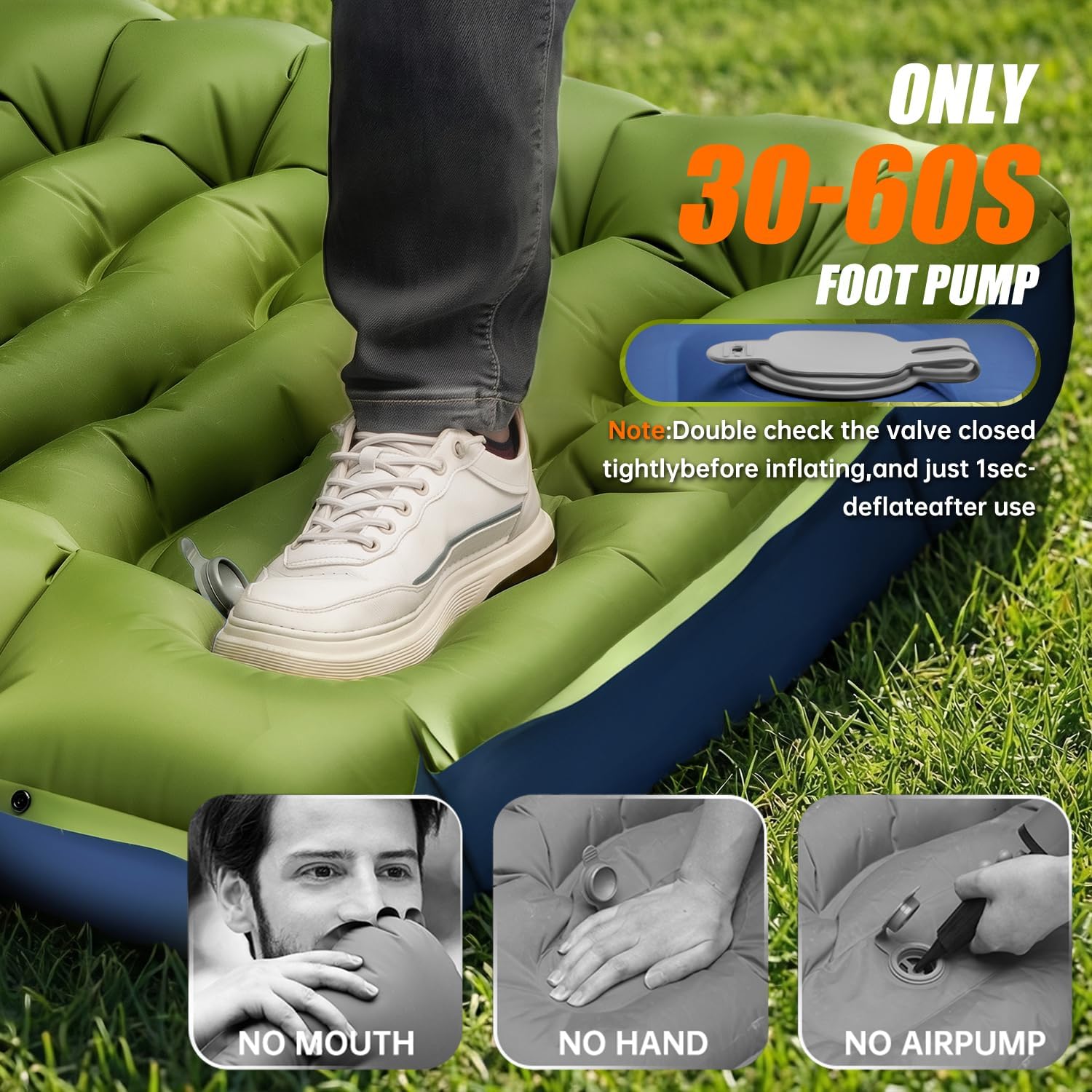 Detalle 2 de Yuzonc Camping Sleeping Pad 195 x 68 cm