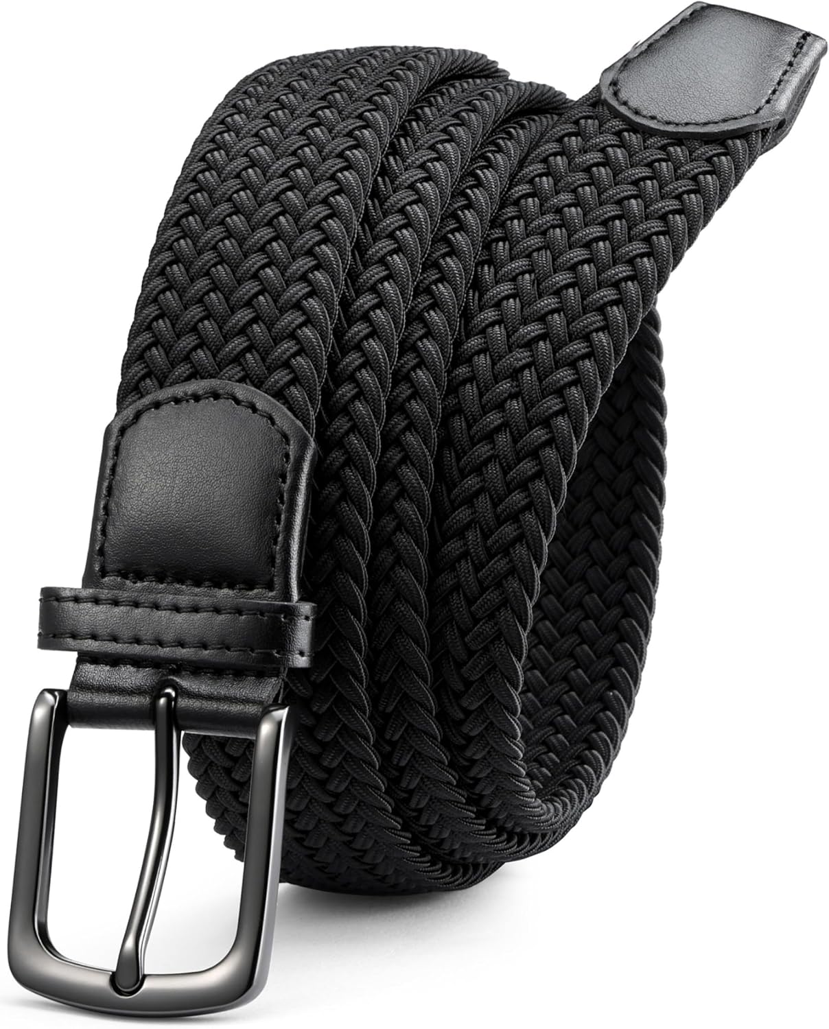 CHAOREN Elastic Belts for Men – 1 3/8in Elasticated Belt for Golf Trousers