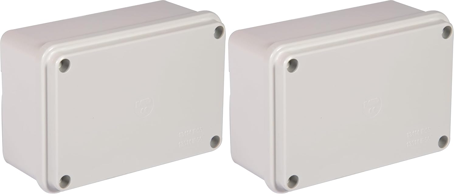 Detalle 2 de Electraline 60559 - Cassetta di Derivazione da Parete 150x110 mm, IP56, Grigio