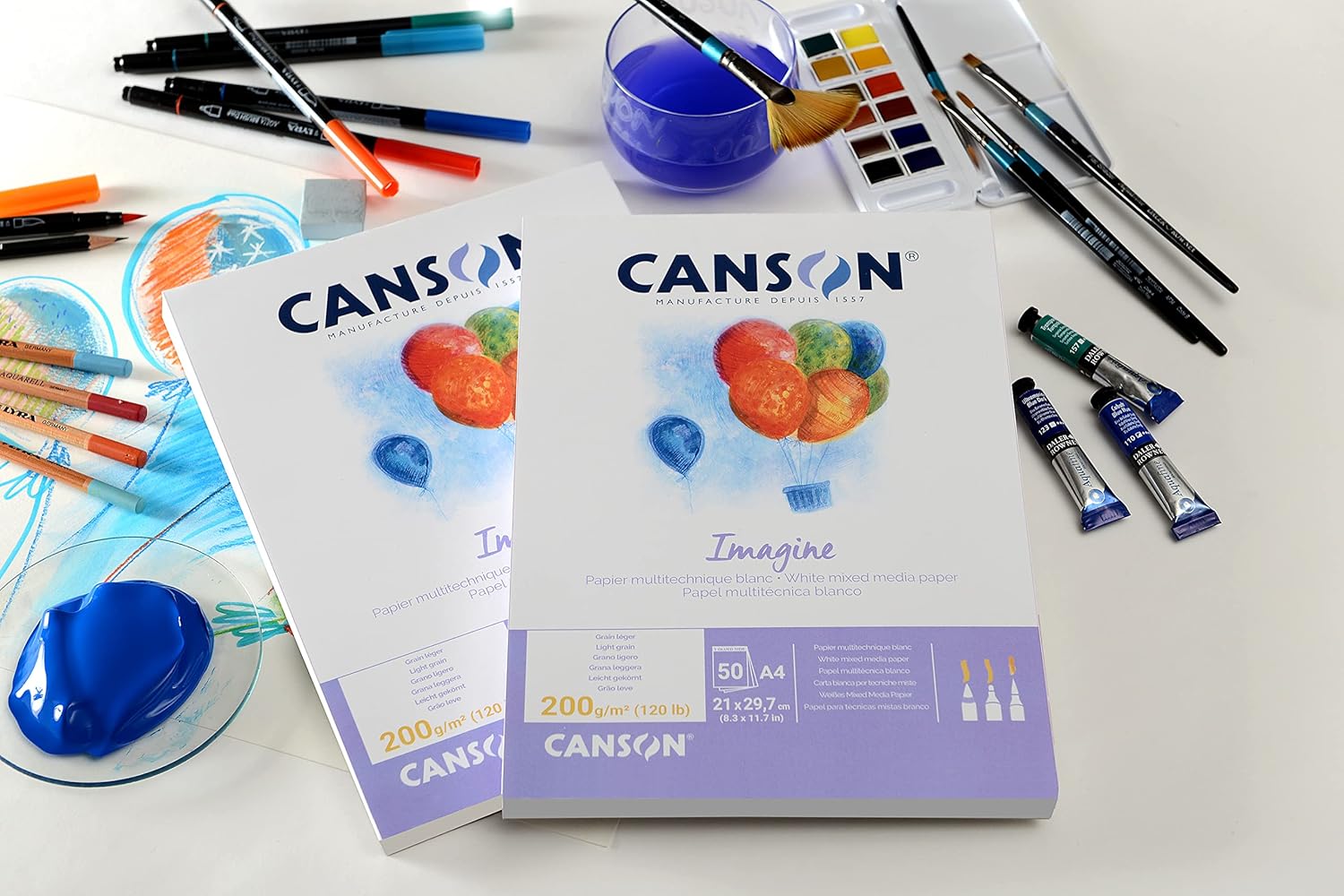 Thumbnail 1 de Canson Imagine Carta da Disegno A1 200 g 25 fogli