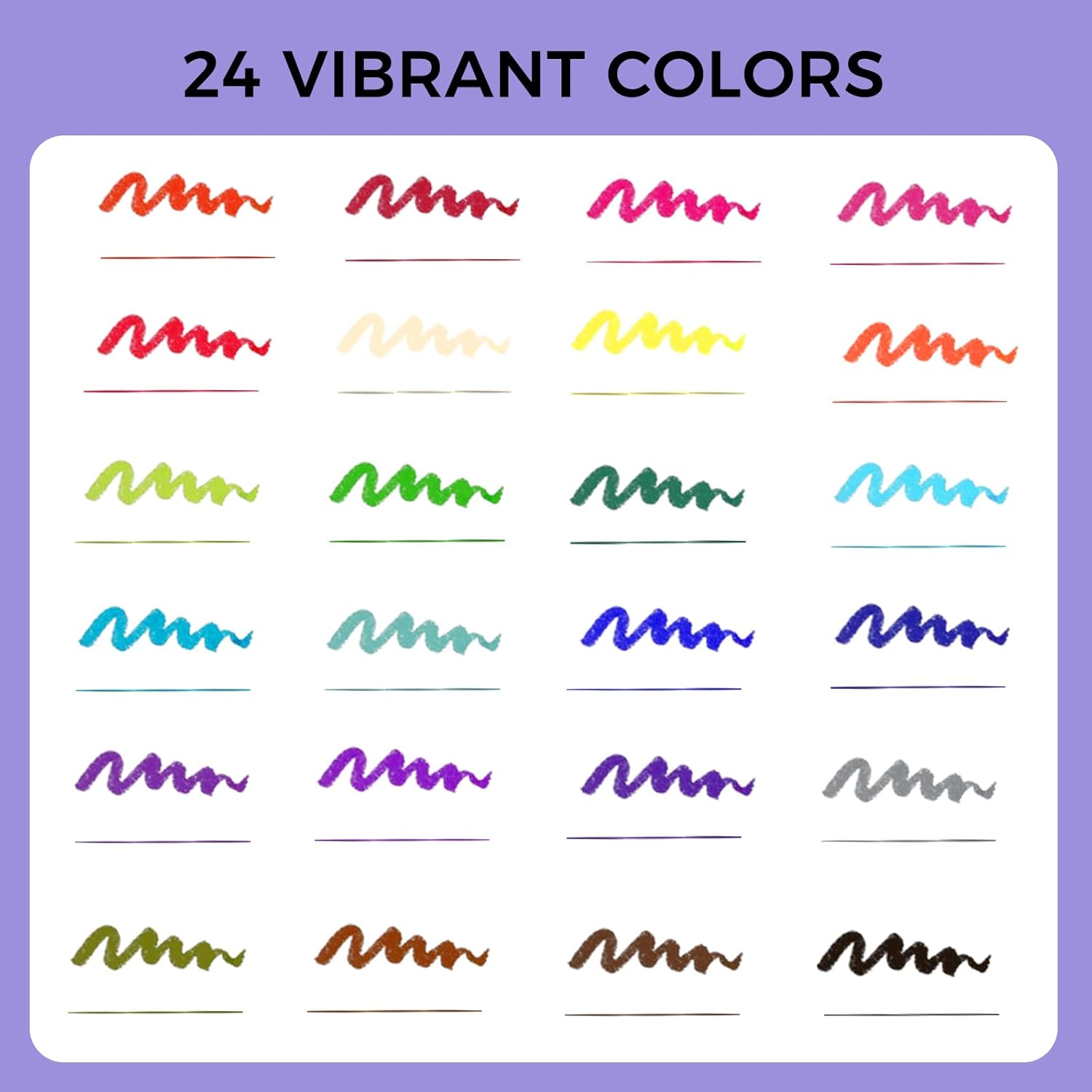 Thumbnail 1 de Artecho 24 Dual Tip Brush Pens for Artists 🎨