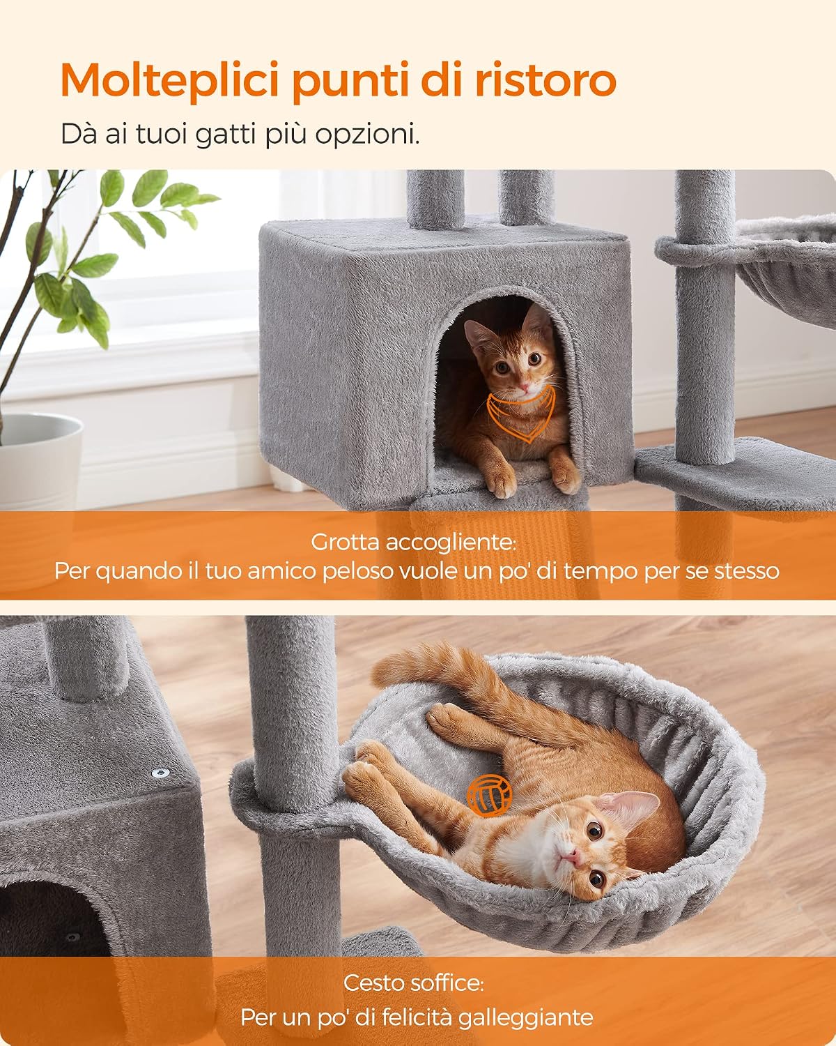 Thumbnail 6 de Feandrea Albero per Gatti 135 cm