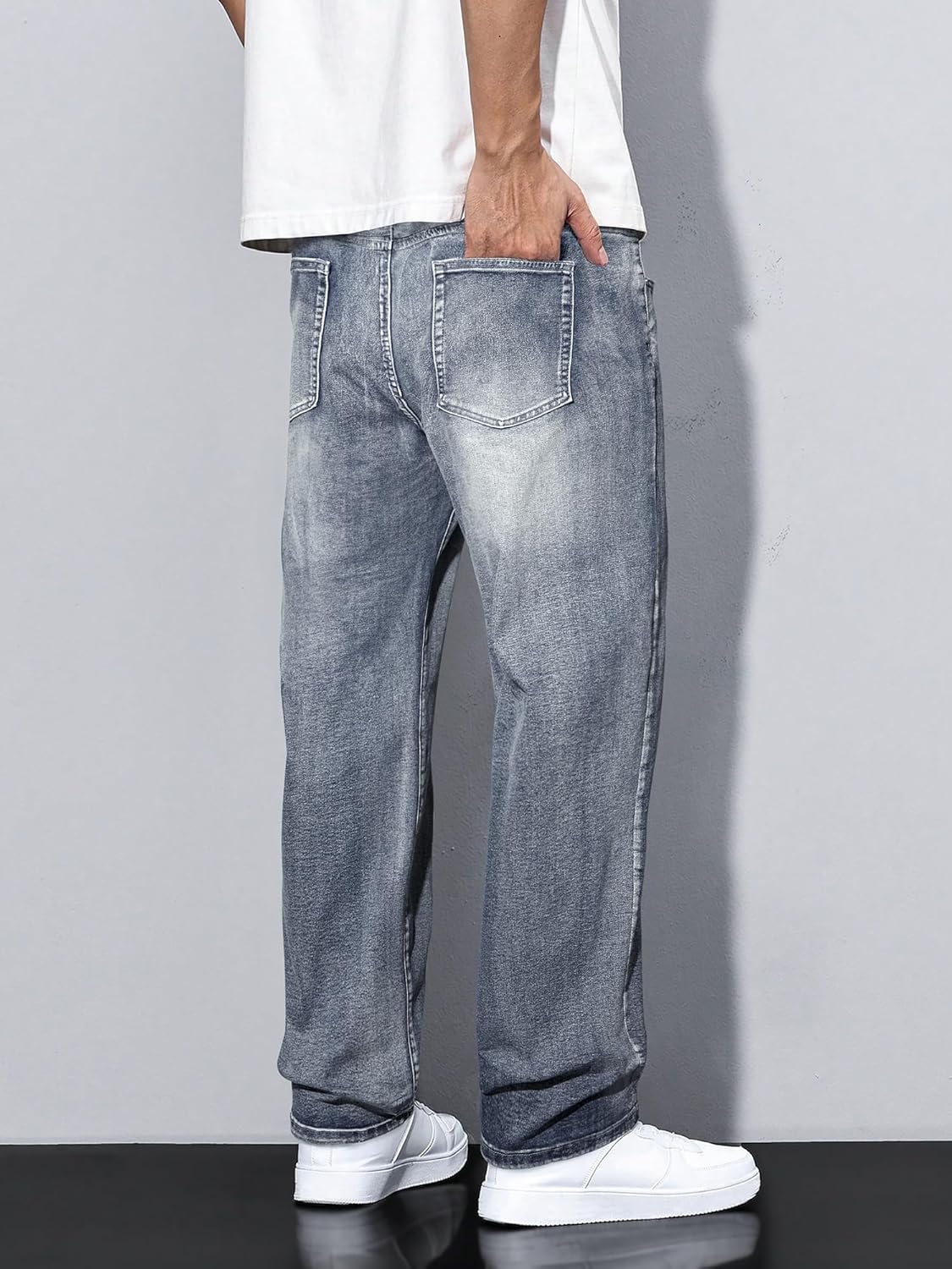 Thumbnail 1 de JMIERR Baggy Jeans Herren Baumwolle