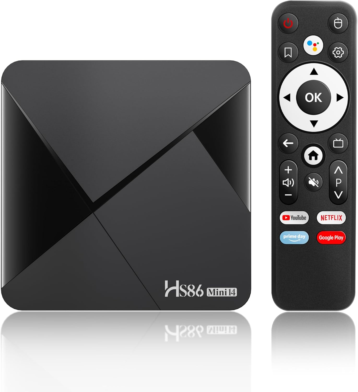 Detalle de Android 14.0 TV Box with RK3518 Quad-Core: 2GB RAM, 16GB ROM, 4K streaming