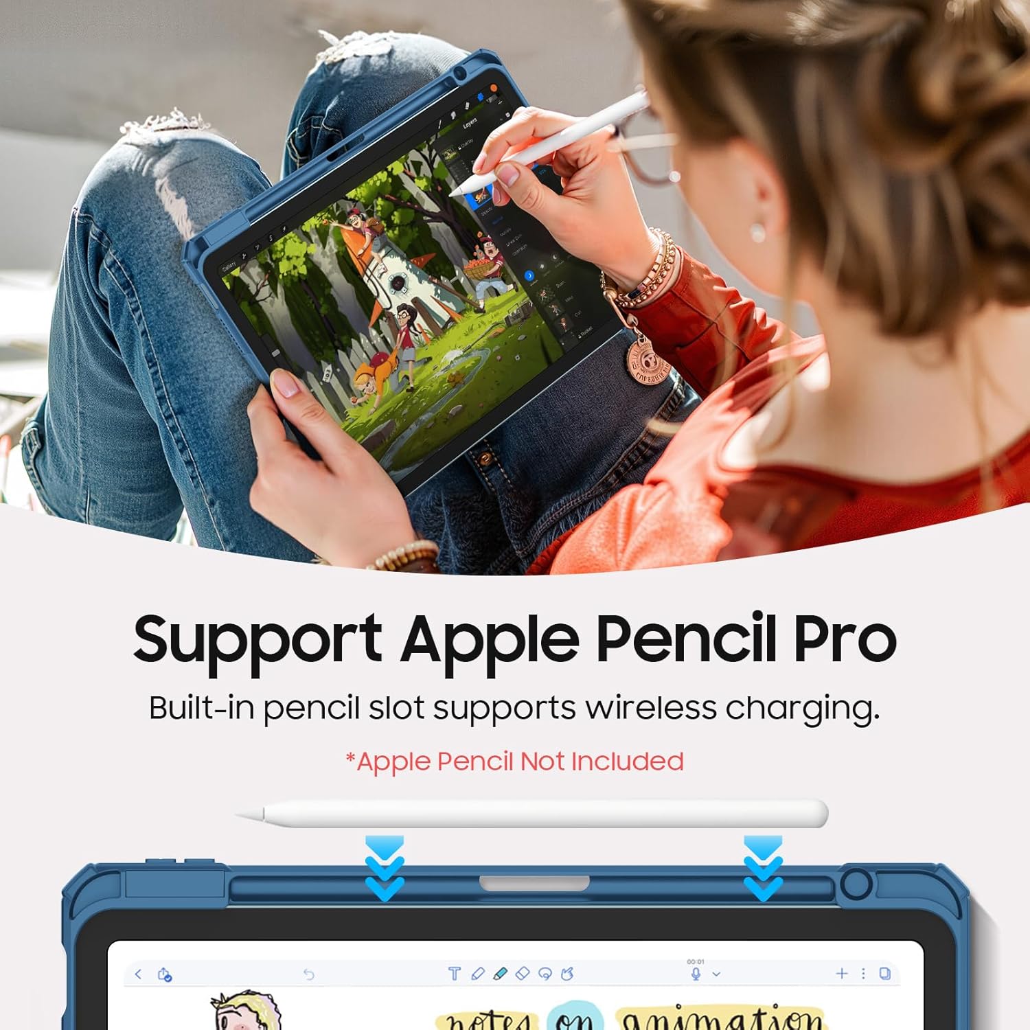 Thumbnail 5 de FINTIE Hybrid Case for iPad Air 11in