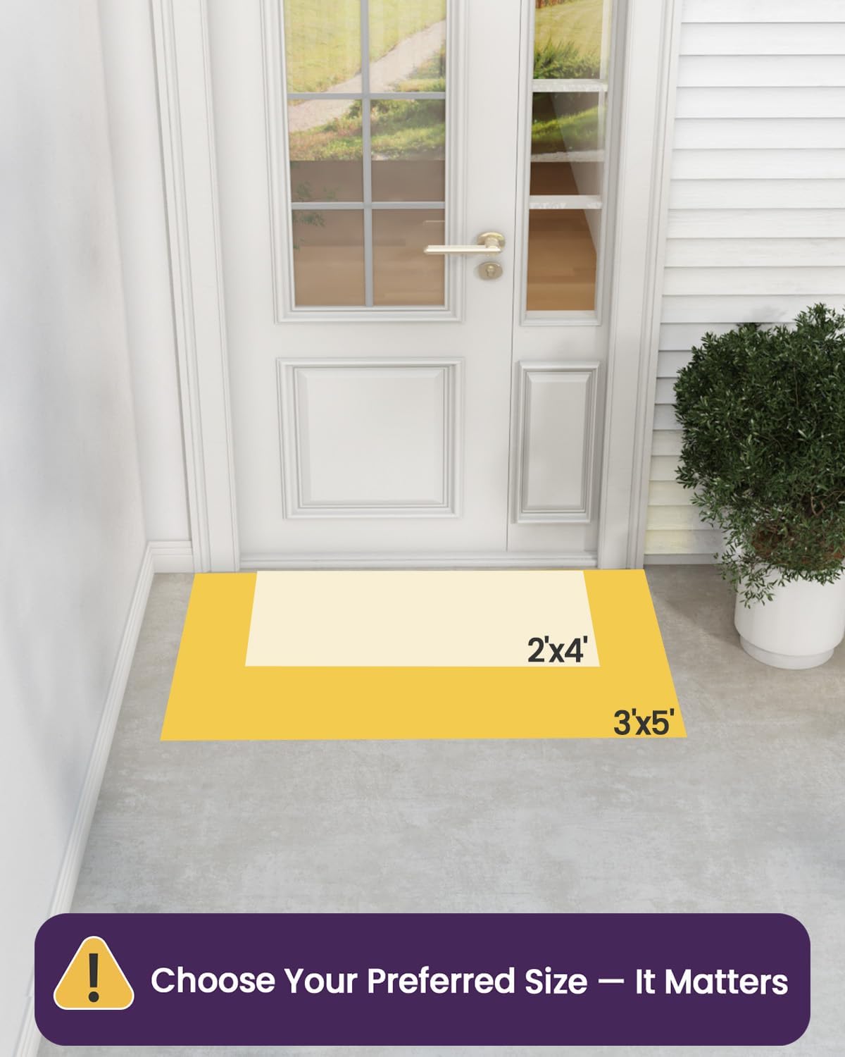 Thumbnail 1 de DEXI 4x2 front door mat, non slip