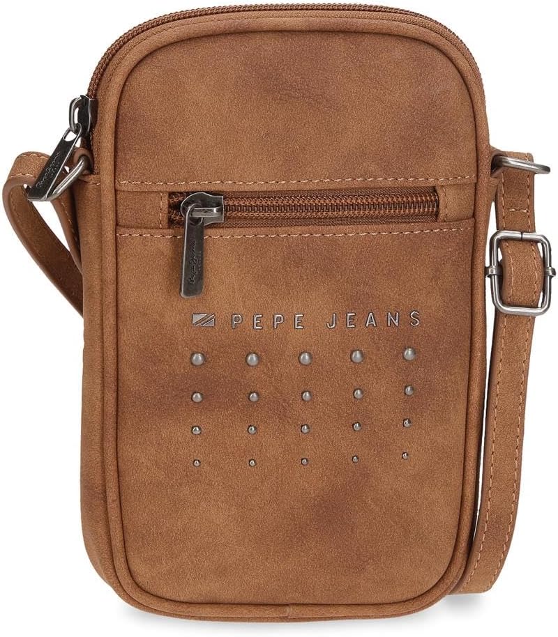 Detalle de Pepe Jeans Holly Bandolera Pequeña Marrón