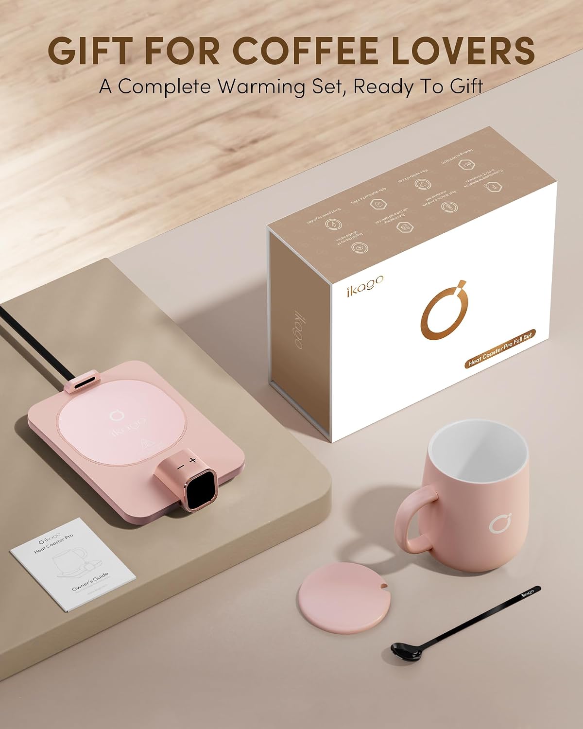 Thumbnail 6 de Coffee Mug Warmer & iKago Mug Set: Accurate Temperature Control for Desk