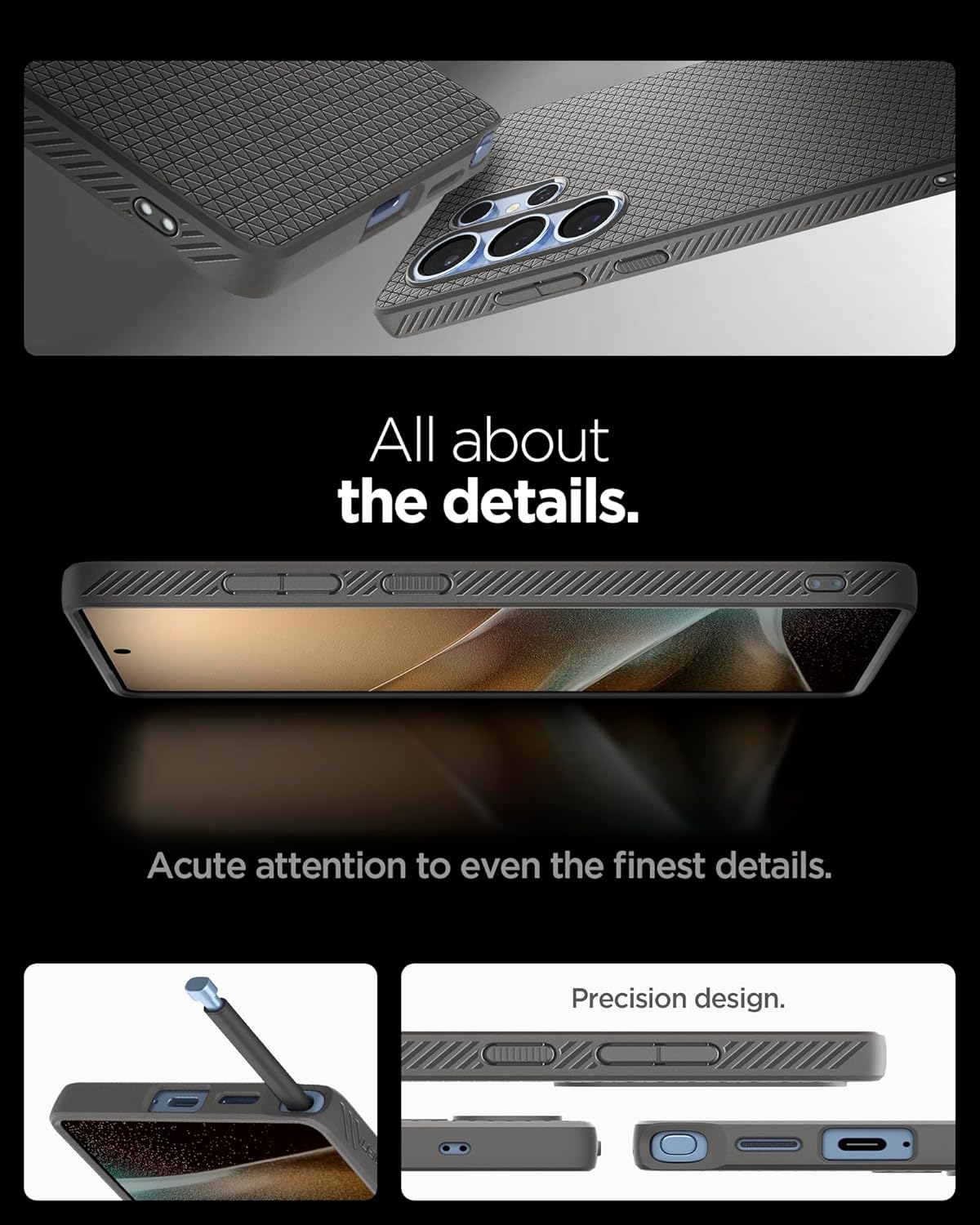 Thumbnail 6 de Spigen Liquid Air pour Samsung Galaxy S25 Ultra (coque) – Gris