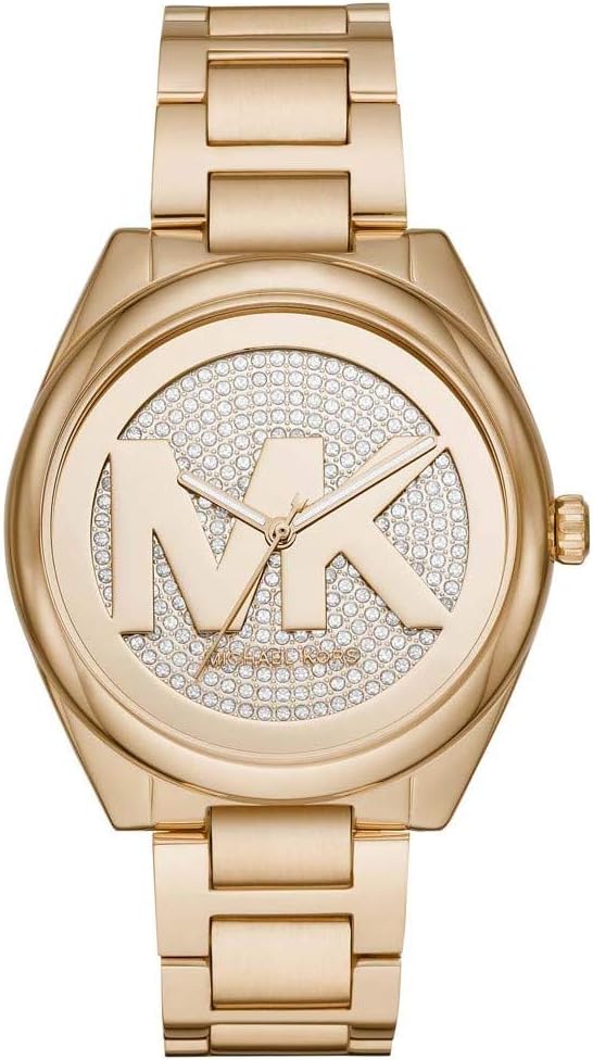 Thumbnail 5 de Michael Kors Janelle Damenuhr (Quarz, 3 Zeiger) mit 42-mm-Gehäuse und Edelstahl- oder Silikonband