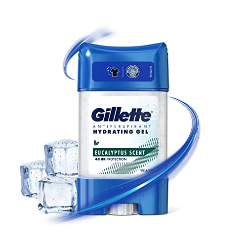 Detalle 1 de Gillette Hydra Gel Antitranspirante Eucalipto Hombre, 70 ml x6 💧