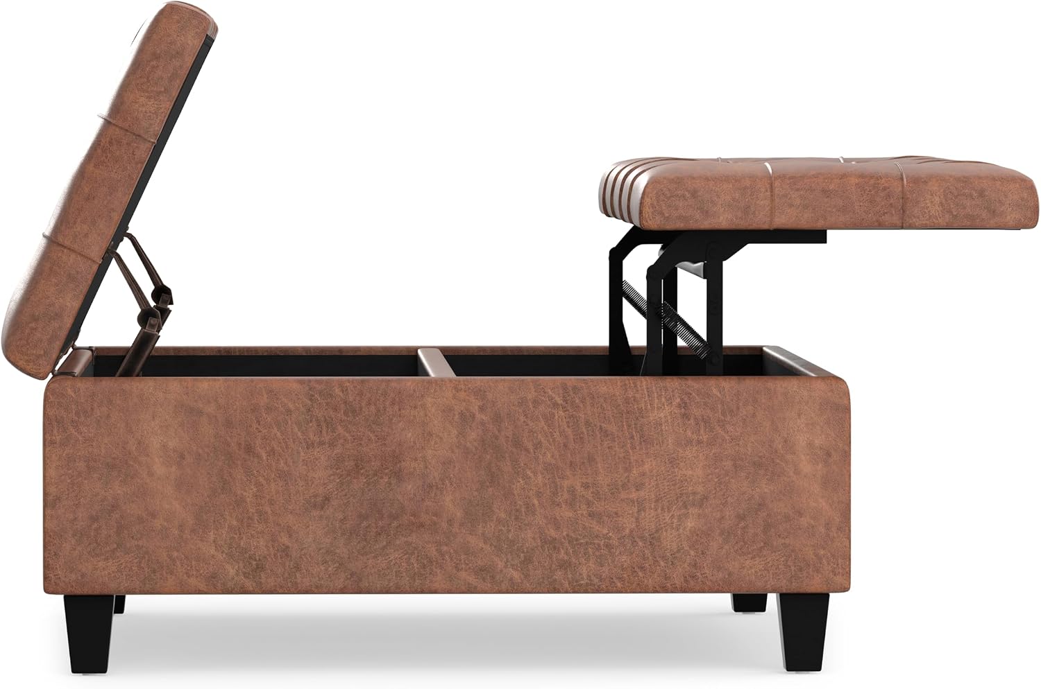 Detalle de SIMPLIHOME Lift-Top Ottoman, 36-Inch