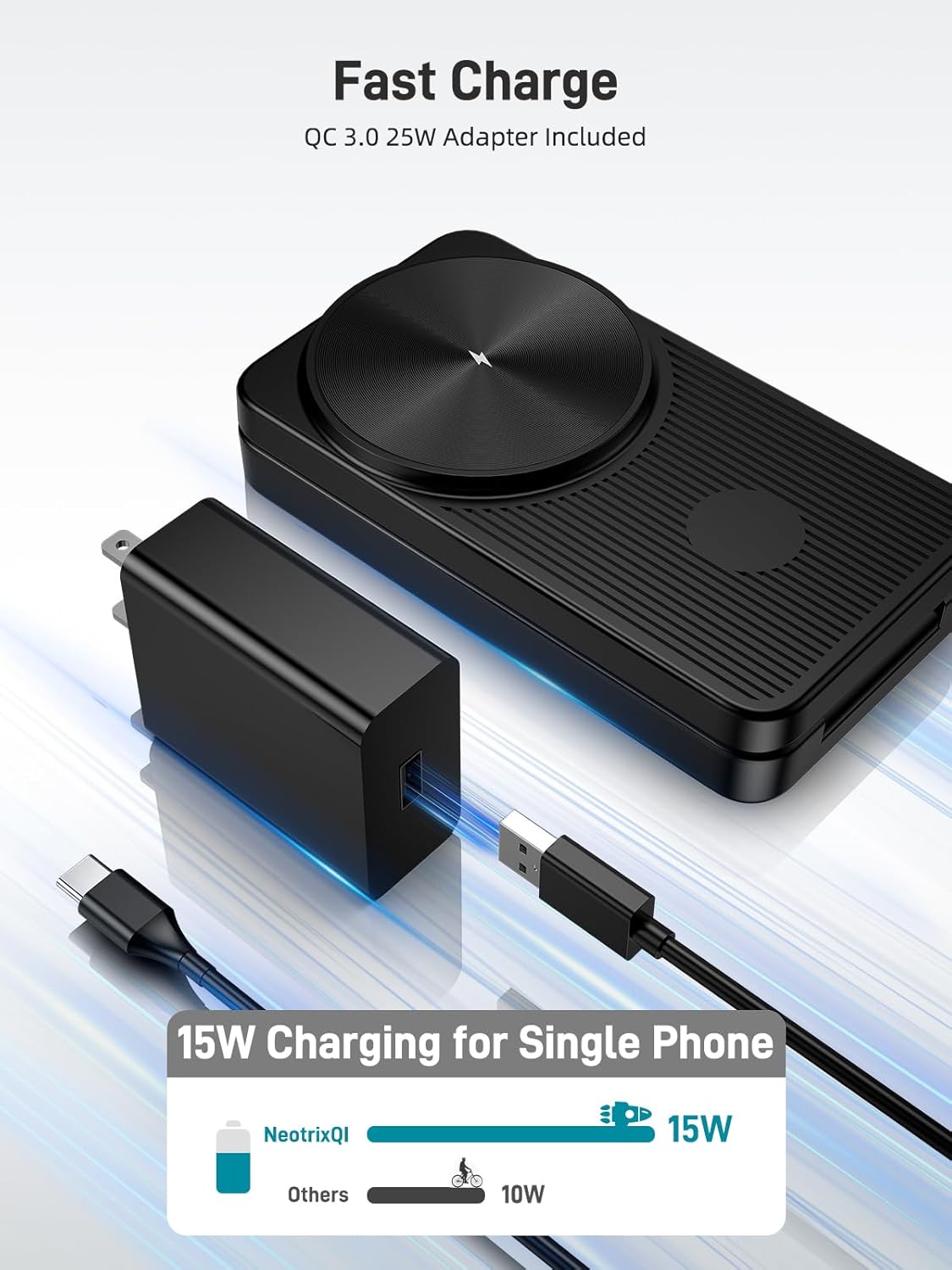 Thumbnail 6 de Dual Mag Safe Charger Stand for iPhone 17 Pro Max and More