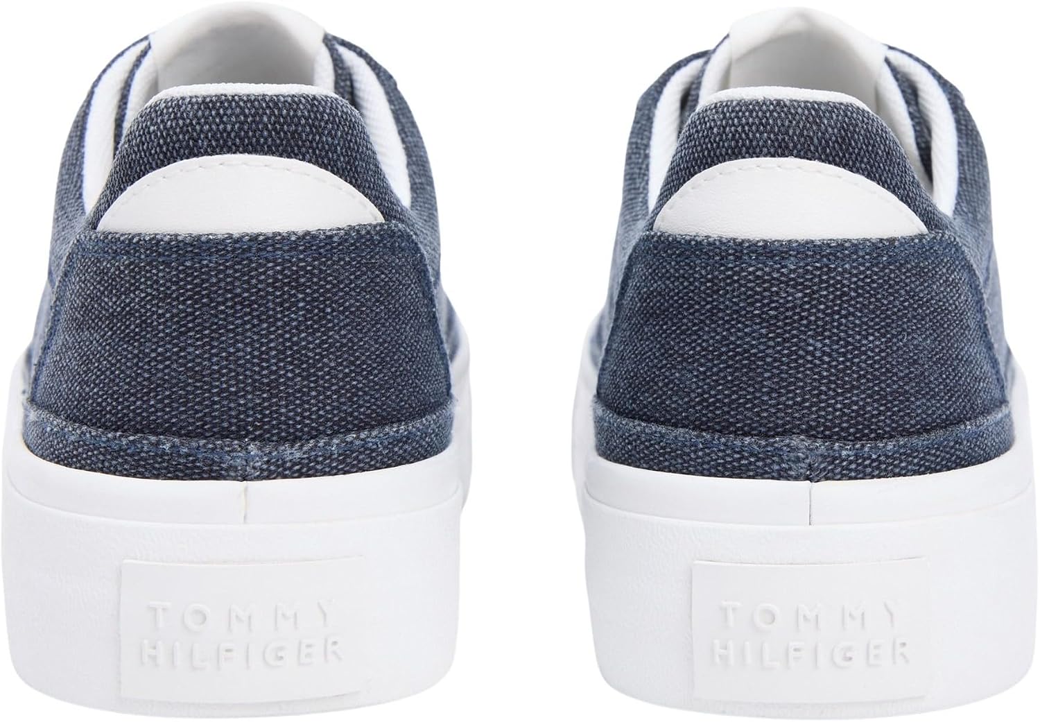 Thumbnail 1 de Tommy Hilfiger TH Foxing Platform Washed Canvas FW0FW09172, basso top donna
